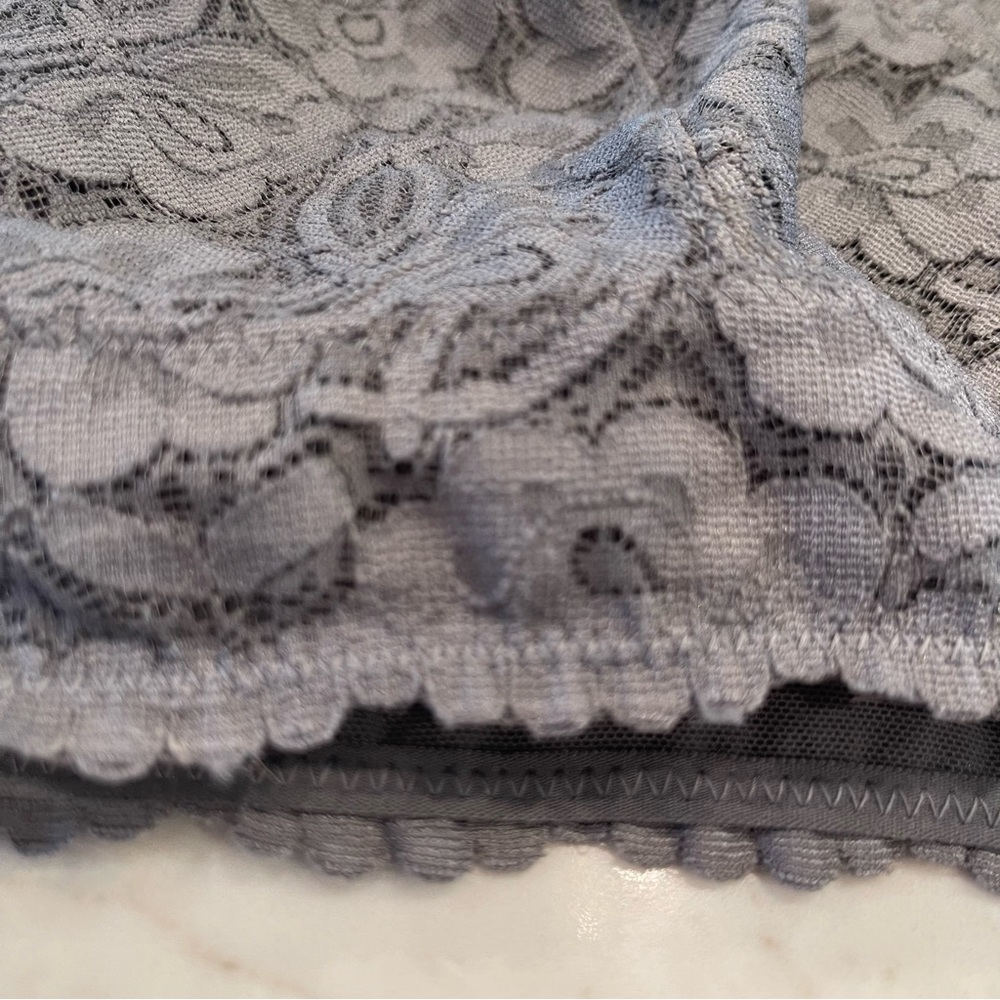 Free People Intimately grey lace Gallon racerback - Picture 14 of 14